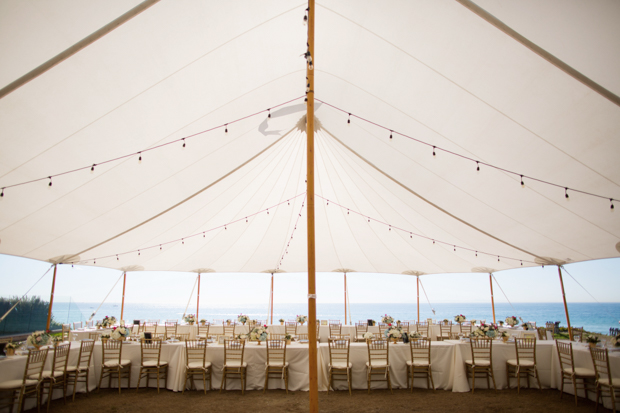 Beautiful outdoor marquee wedding with baby blue details by Andy Seo Studio // onefabday.com 