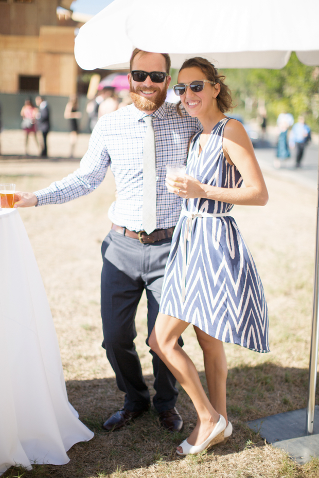 Beautiful outdoor marquee wedding with baby blue details by Andy Seo Studio // onefabday.com 