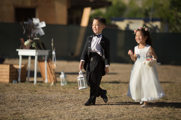 Beautiful outdoor marquee wedding with baby blue details by Andy Seo Studio // onefabday.com 