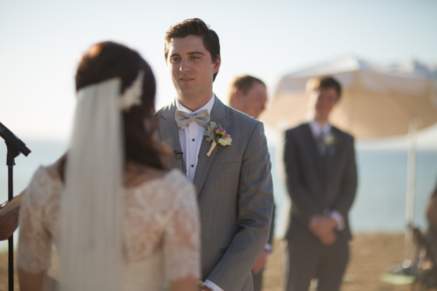 Beautiful outdoor marquee wedding with baby blue details by Andy Seo Studio // onefabday.com 