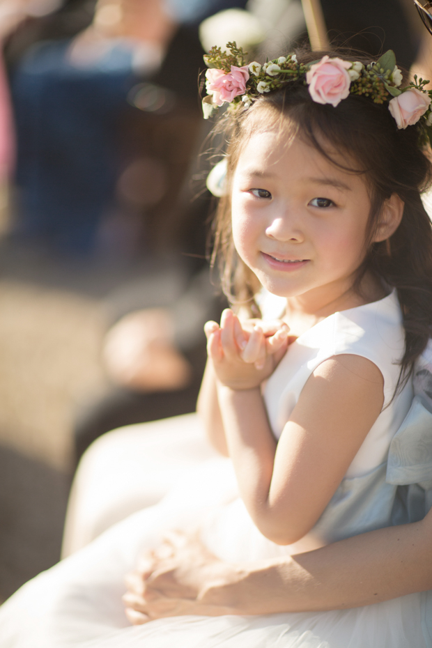 Beautiful outdoor marquee wedding with baby blue details by Andy Seo Studio // onefabday.com 