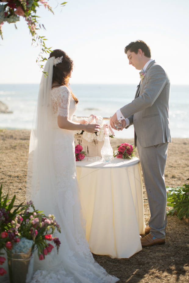 Beautiful outdoor marquee wedding with baby blue details by Andy Seo Studio // onefabday.com 