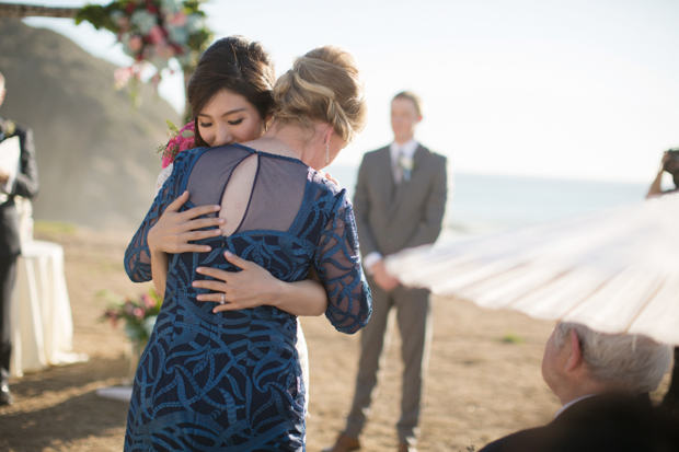 Beautiful outdoor marquee wedding with baby blue details by Andy Seo Studio // onefabday.com 