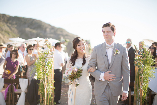 Beautiful outdoor marquee wedding with baby blue details by Andy Seo Studio // onefabday.com 