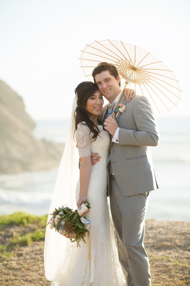 Beautiful outdoor marquee wedding with baby blue details by Andy Seo Studio // onefabday.com 