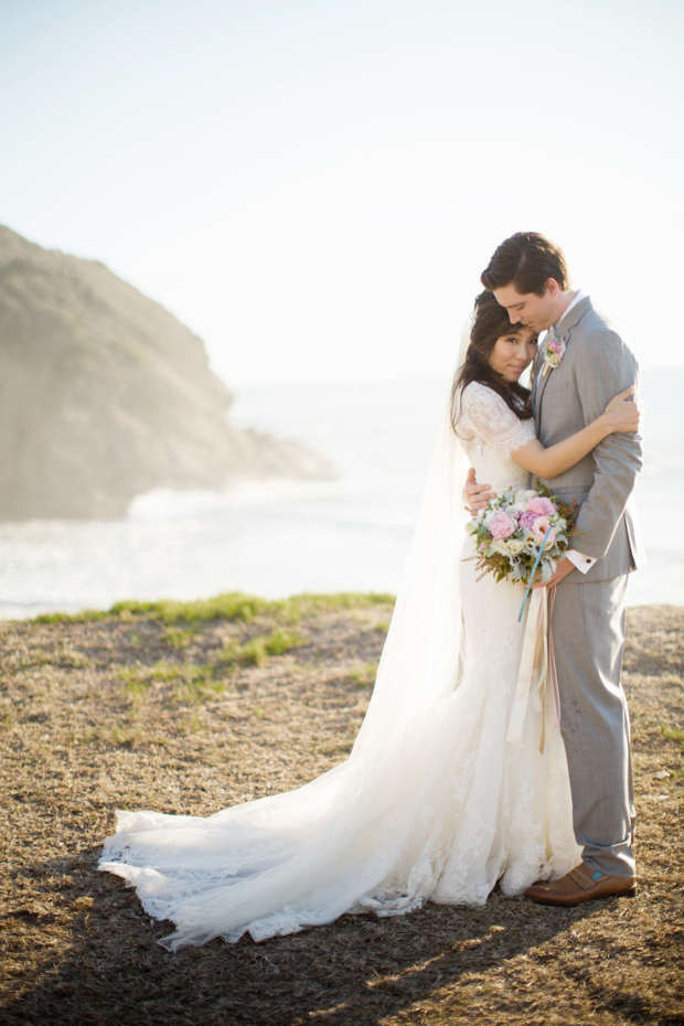 Beautiful outdoor marquee wedding with baby blue details by Andy Seo Studio // onefabday.com 