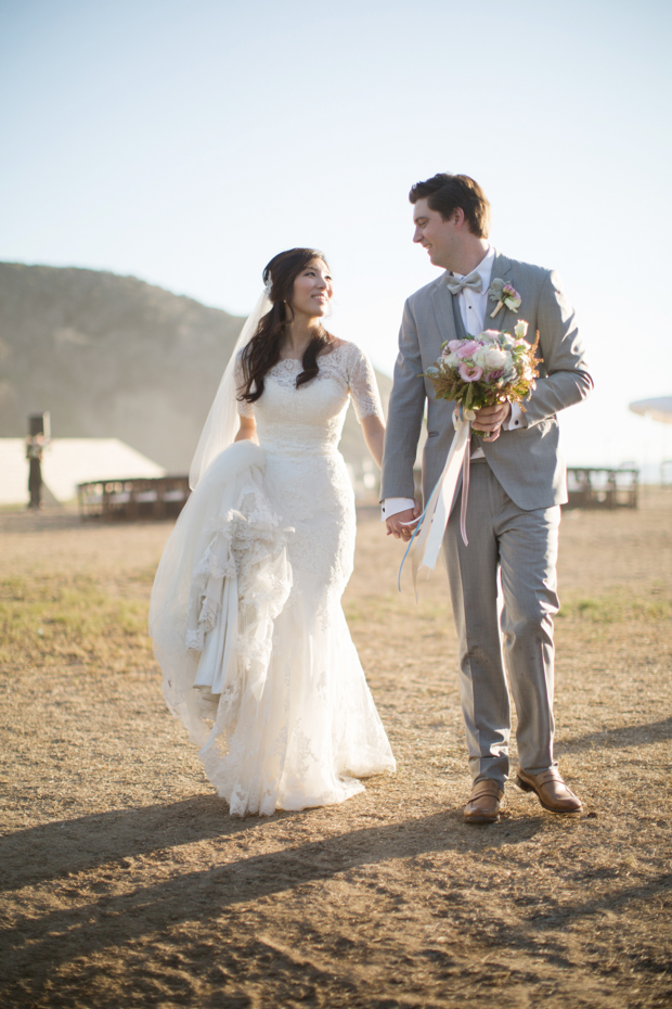 Beautiful outdoor marquee wedding with baby blue details by Andy Seo Studio // onefabday.com 