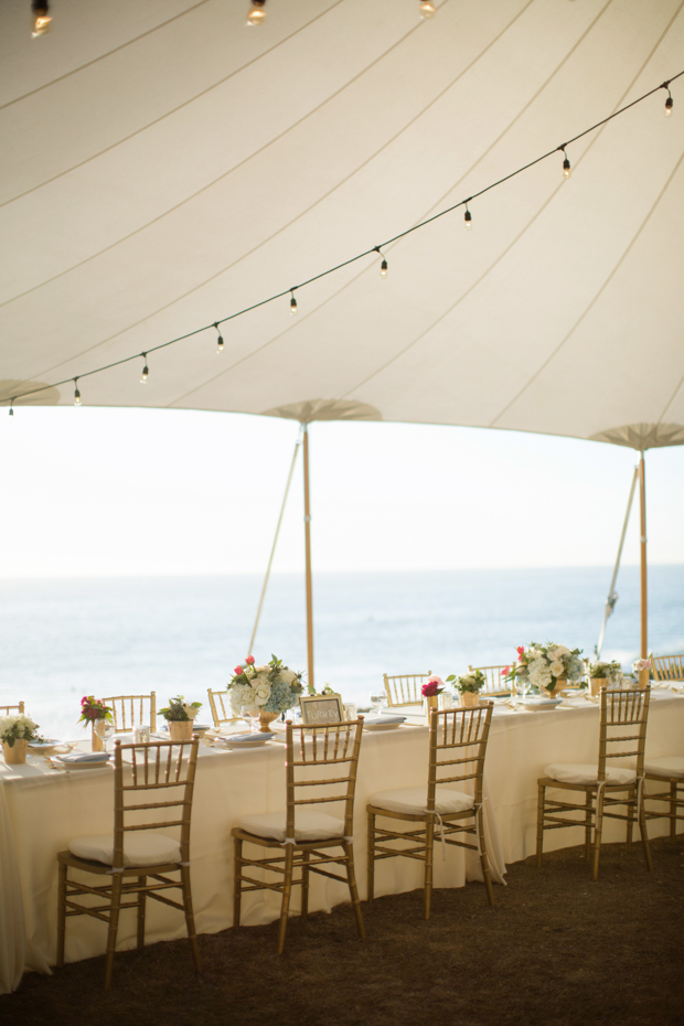 Beautiful outdoor marquee wedding with baby blue details by Andy Seo Studio // onefabday.com 