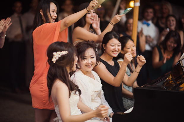 Beautiful outdoor marquee wedding with baby blue details by Andy Seo Studio // onefabday.com 