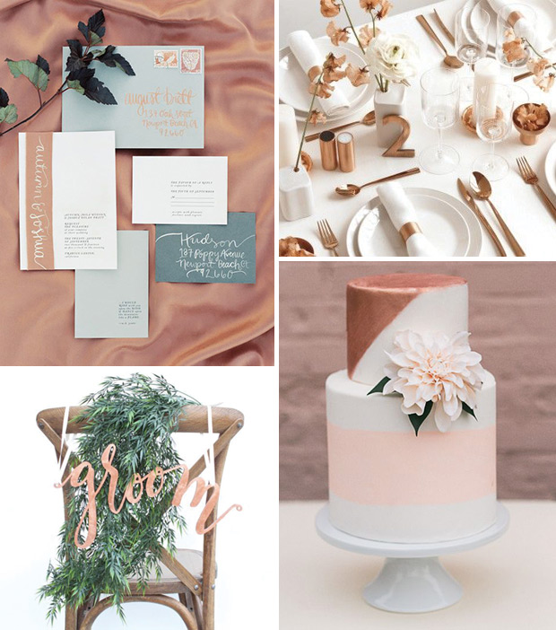 Copper the hot metallic for weddings in 2016 | onefabday.com