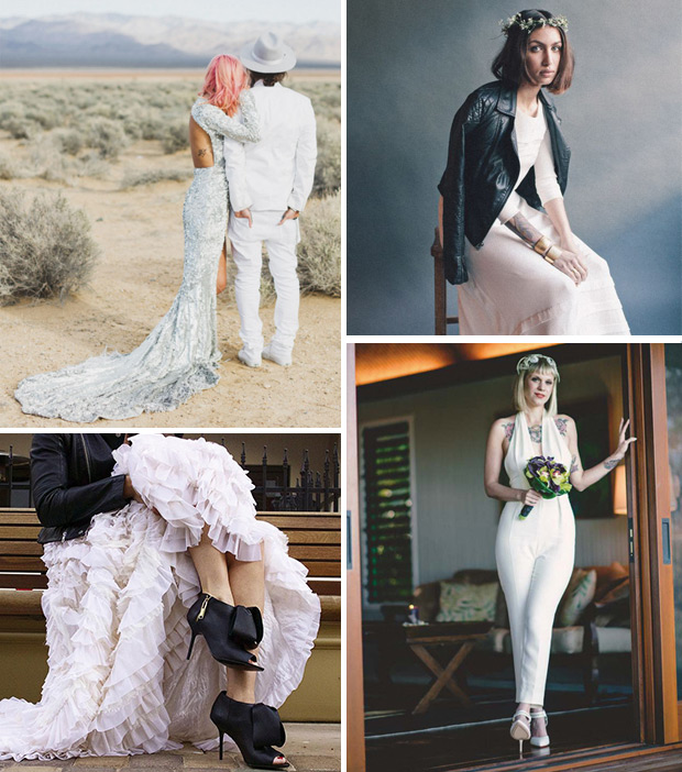 The Rule Breaker Bride | One of the hot trends for 2016 bridal style | see them all at onefabday.com