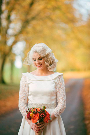 Beautiful Autumnal wedding at Kilshane House by Martina California Photography | onefabday.com