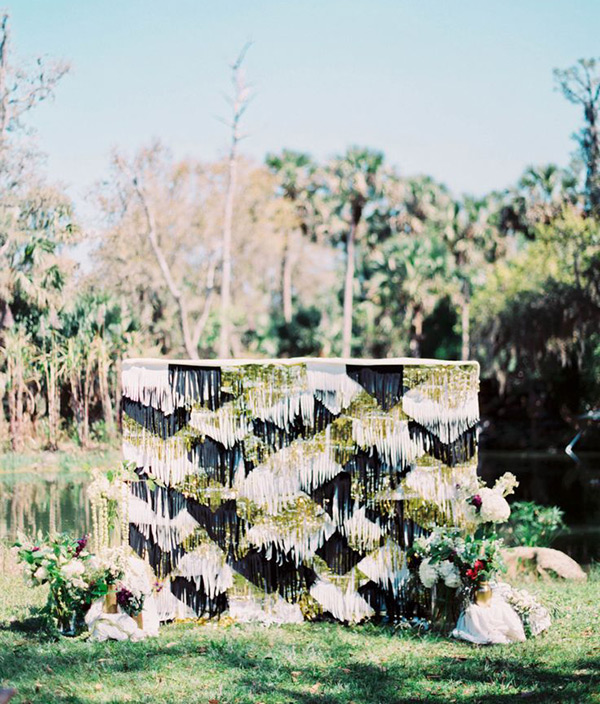 AMAZING Wedding Backdrop Inspiration | See more on onefabday.com