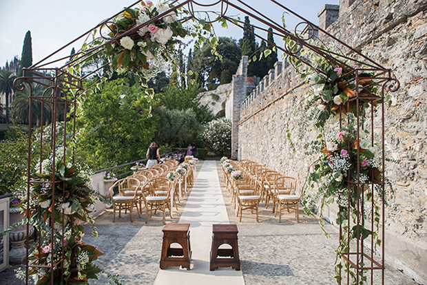 Beautiful Real Wedding on Garda Island | onefabday.com