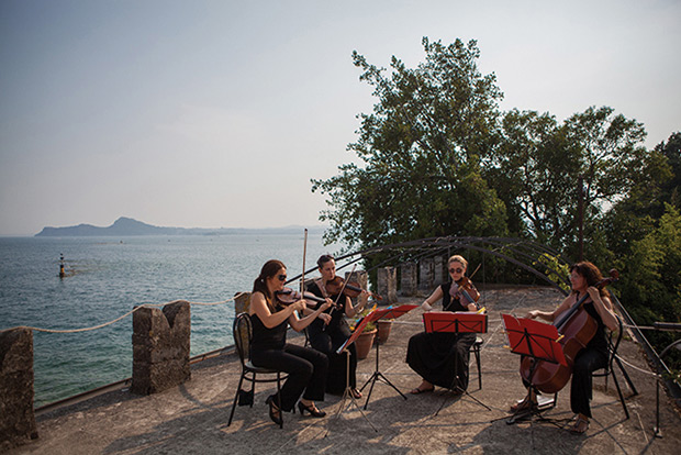 Beautiful Real Wedding on Garda Island | onefabday.com