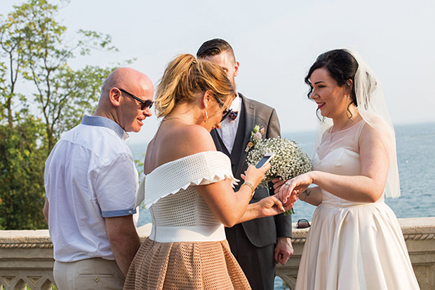 Beautiful Real Wedding on Garda Island | onefabday.com