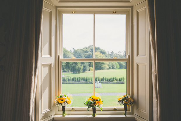 Beautiful Sunflower Virginia Park Lodge Wedding by Annie Kheffache Photography | onefabday.com