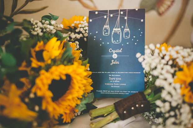 Beautiful Sunflower Virginia Park Lodge Wedding by Annie Kheffache Photography | onefabday.com