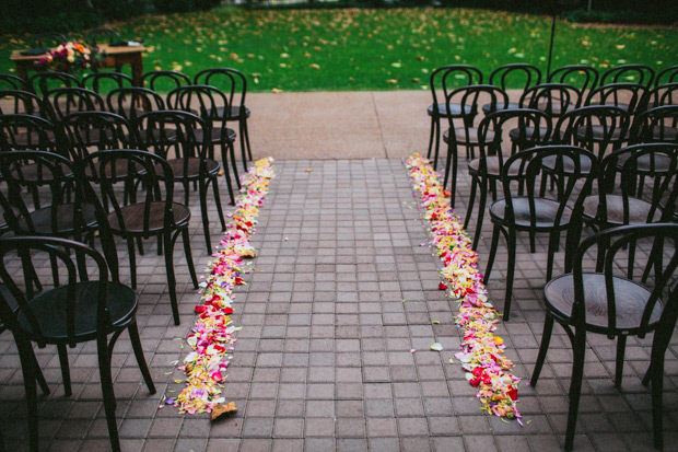 Chic outdoor city wedding by Through The Woods We Ran | onefabday.com