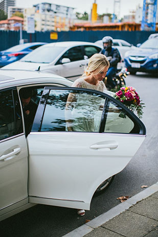 Chic outdoor city wedding by Through The Woods We Ran | onefabday.com