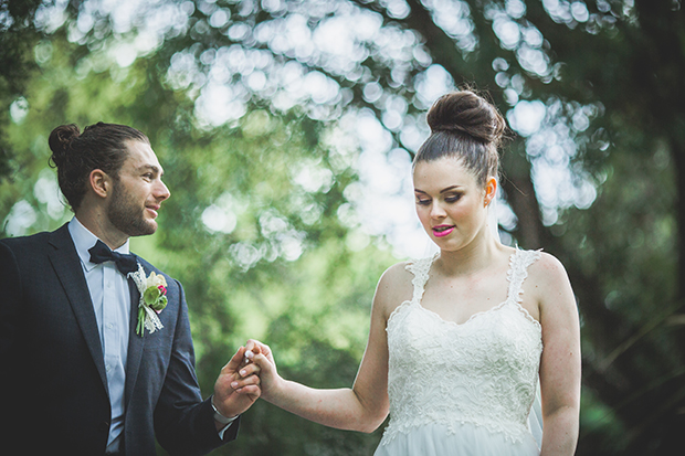 Pretty pink and green New Zealand Wedding by Rachael Kelly Photography | onefabday.com