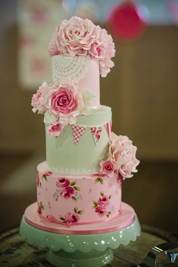 Pretty pink and green New Zealand Wedding by Rachael Kelly Photography | onefabday.com