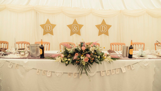 Sweet rustic wedding at Pentre Mawr Country House Real Wedding | onefabday.com