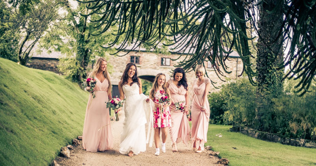 Pretty Pink Ballybeg House Wedding by Brian Hutchinson Photography | onefabday.com