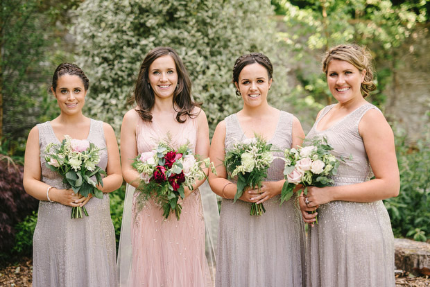 Beautiful Trudder Lodge wedding with blush wedding dress by This Modern Love | onefabday.com