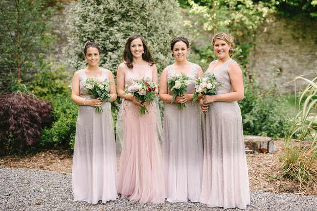 Beautiful Trudder Lodge wedding with blush wedding dress by This Modern Love | onefabday.com