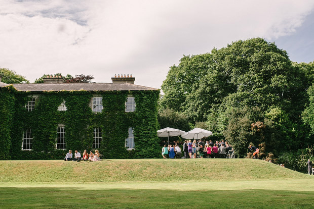 Beautiful Trudder Lodge wedding with blush wedding dress by This Modern Love | onefabday.com