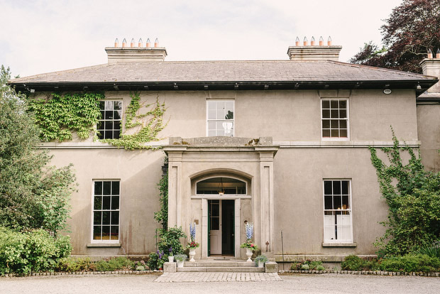 Beautiful Trudder Lodge wedding with blush wedding dress by This Modern Love | onefabday.com