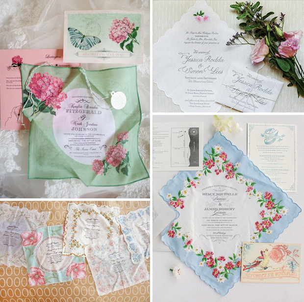 Hankie wedding invites | The top 10 wedding stationery trends for 2016 | onefabday.com