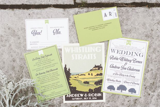 Whistling Straits Outdoor Wedding by Paper Antler | onefabday.com