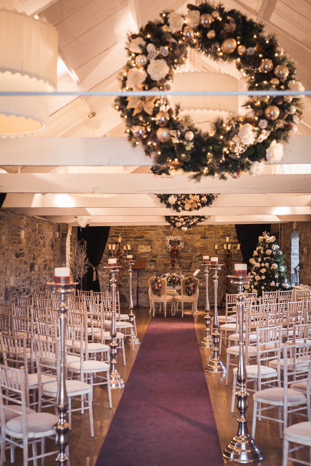 Beautiful winter wedding at Ballymagarvey Village // onefabday.com