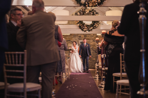 Beautiful winter wedding at Ballymagarvey Village // onefabday.com