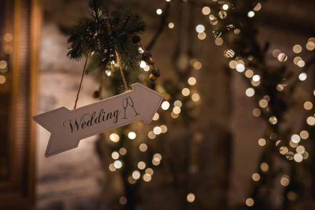 Beautiful winter wedding at Ballymagarvey Village // onefabday.com