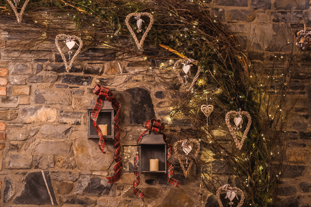 Beautiful winter wedding at Ballymagarvey Village // onefabday.com