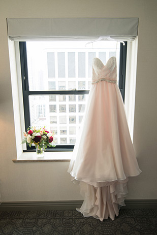 Glam DownTown Chicago Wedding by Barnhart Weddings  | onefabday.com