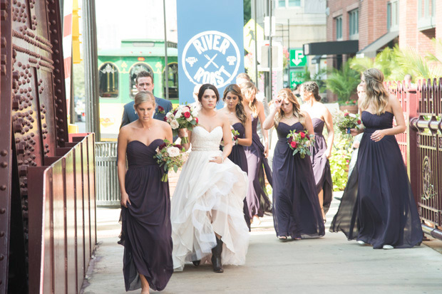 Glam DownTown Chicago Wedding by Barnhart Weddings  | onefabday.com