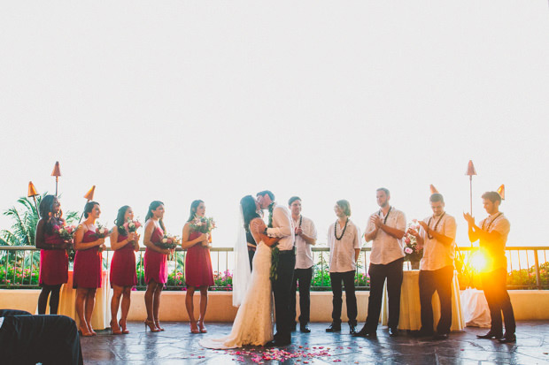 Beautiful Hawaii wedding by Couple Cups | onefabday.com