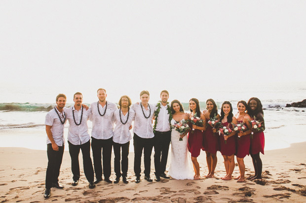 Beautiful Hawaii wedding by Couple Cups | onefabday.com