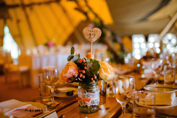 Beautiful tipi wedding by The Lous Photography | onefabday.com