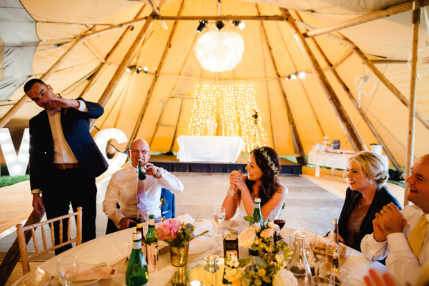 Beautiful tipi wedding by The Lous Photography | onefabday.com