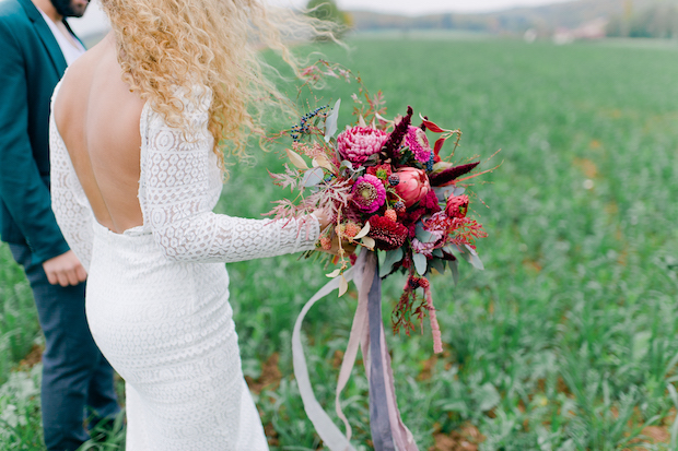 Beautiful eclectic boho wedding by Nadia Meli Photography // onefabday-com.go-vip.net