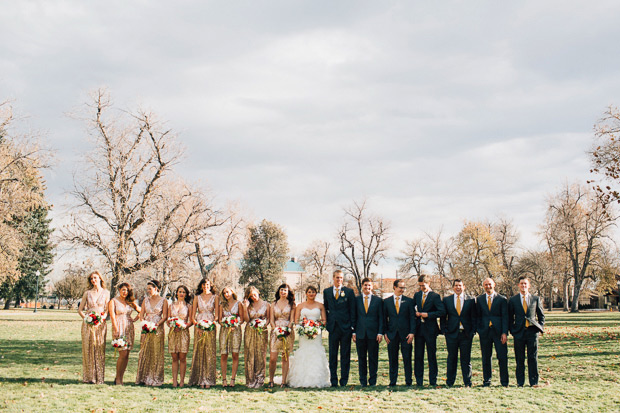 Glitzy glam gold and red real wedding by Ali V Photography | onefabday.com