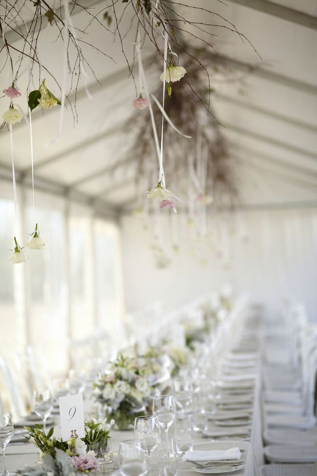 Beautiful floral filled wedding at Sault Restaurant by Blumenthal Photography // onefabday.com