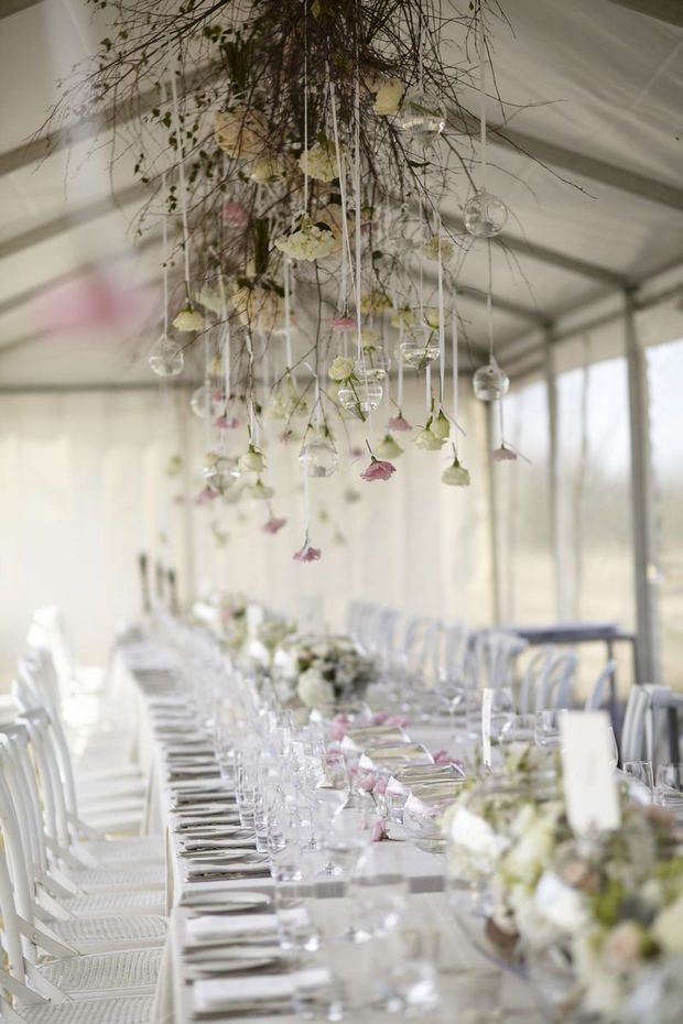 Beautiful floral filled wedding at Sault Restaurant by Blumenthal Photography // onefabday.com