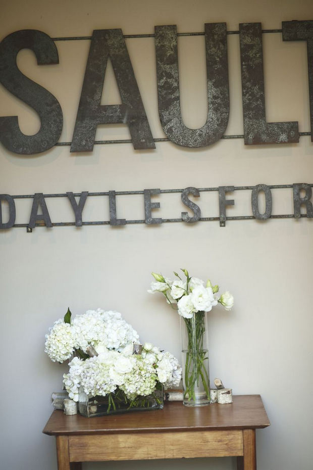 Beautiful floral filled wedding at Sault Restaurant by Blumenthal Photography // onefabday.com