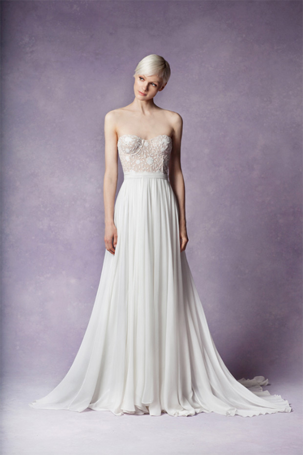 Bustier wedding dress from Tatyana Merenyuk wedding dresses 2016 - see the rest of the collection on onefabday.com